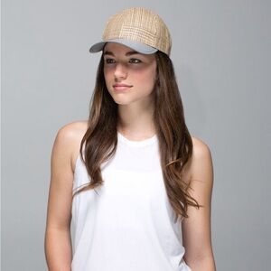 Lululemon Festival Hat Rafia tan grey